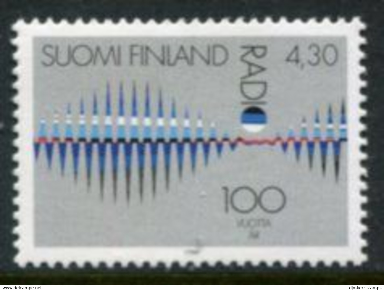 FINLAND 1996 Centenary Of Radio MNH / **.  Michel 1345 - Unused Stamps