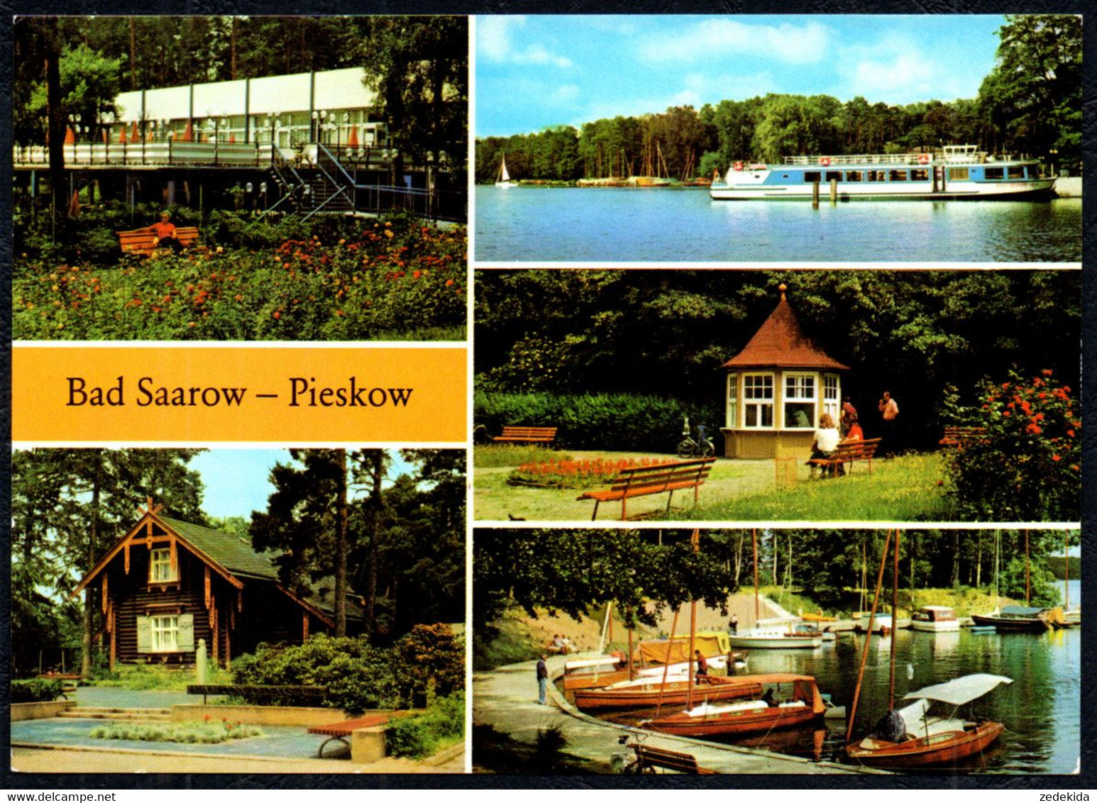 F7482 - TOP Bad Saarow Pieskow Strand Gaststätte - Verlag Bild Und Heimat Reichebach - Bad Saarow