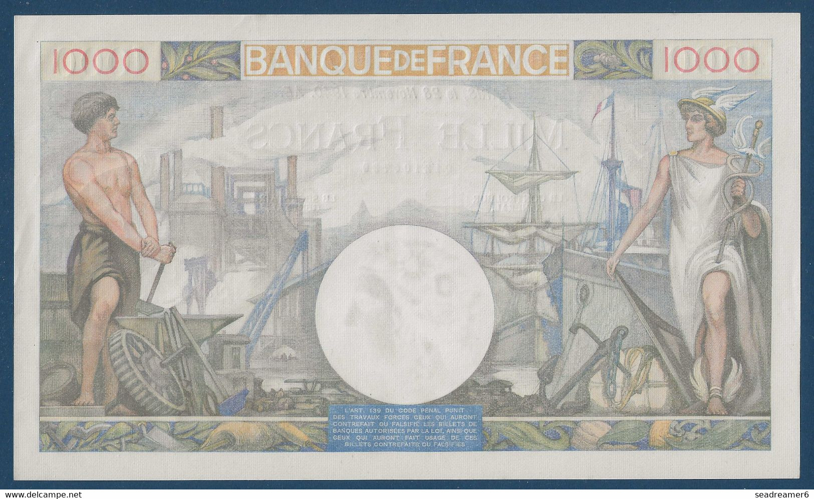 France Billets, 1000 Francs, 28 Novembre 1940 AE ''Commerce Et Industrie'' NEUF Superbe ! - 1 000 F 1940-1944 ''Commerce Et Industrie''