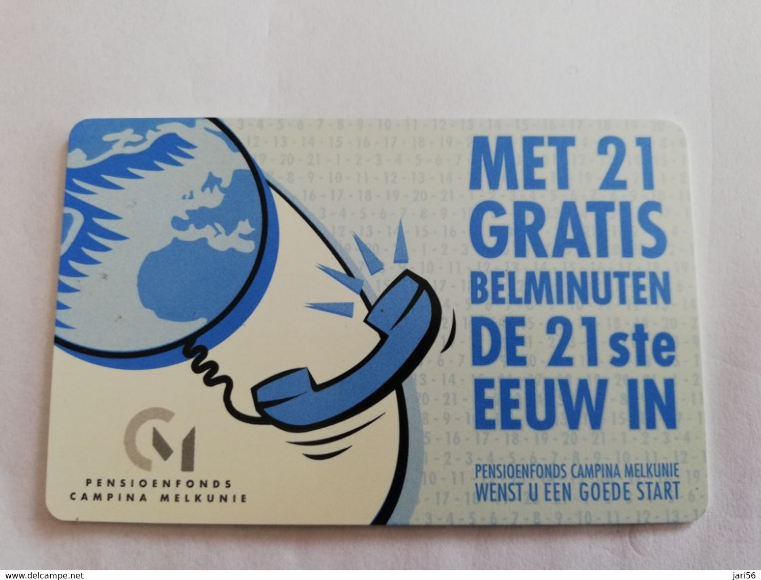 NETHERLANDS  PREPAID  KPN TELECOM  21 CENTURY 21 MINUTES   MINT CARD    ** 9517** - Non Classés