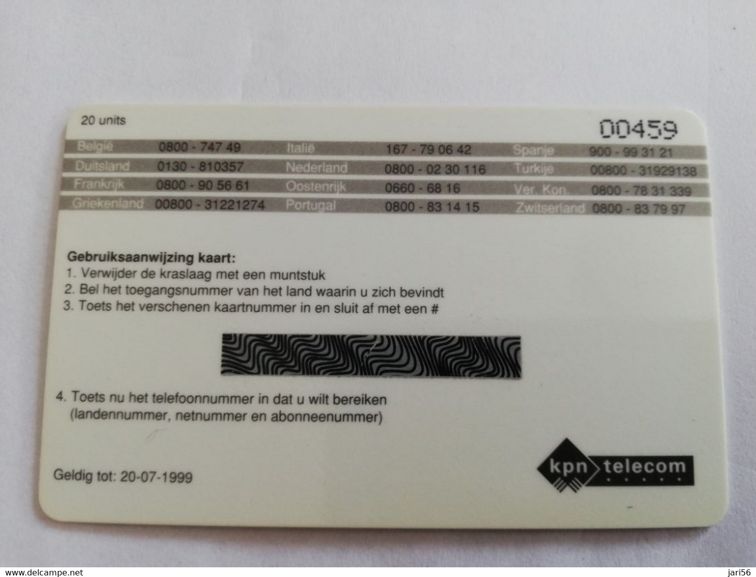 NETHERLANDS  PREPAID  KPN TELECOM  / VIERDAAGSE NIJMEGEN  20 UNITS    MINT CARD    ** 9518** - Non Classés