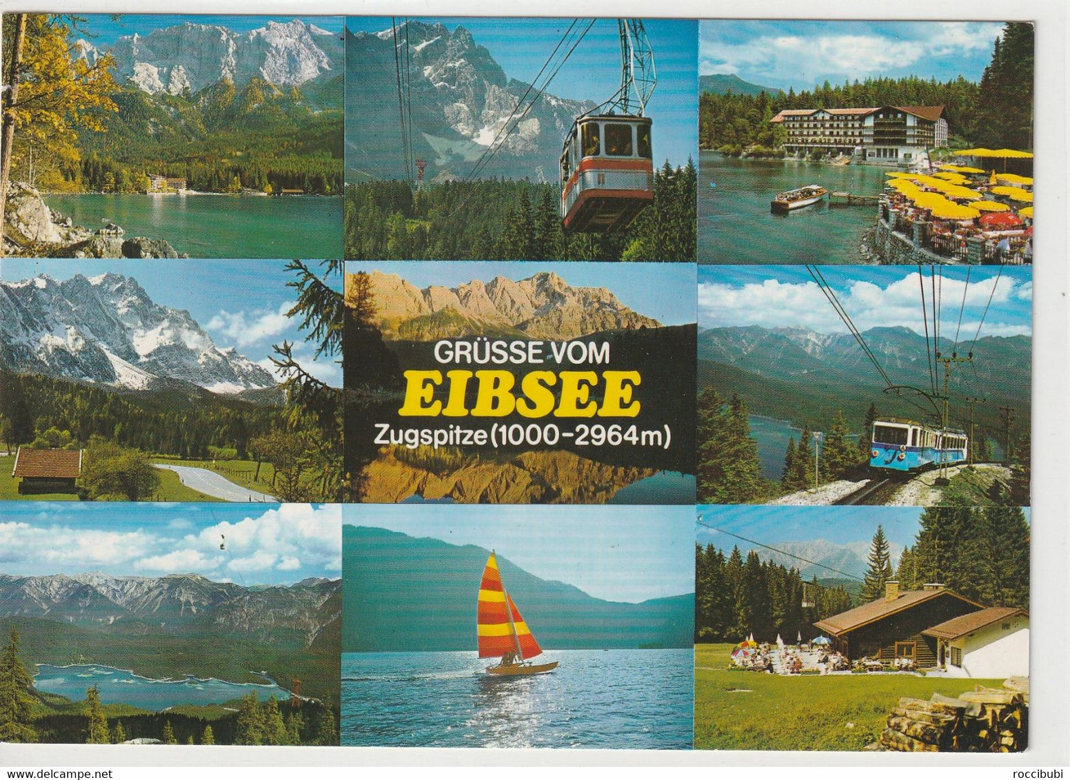 Eibsee, Zugspitze - Zugspitze