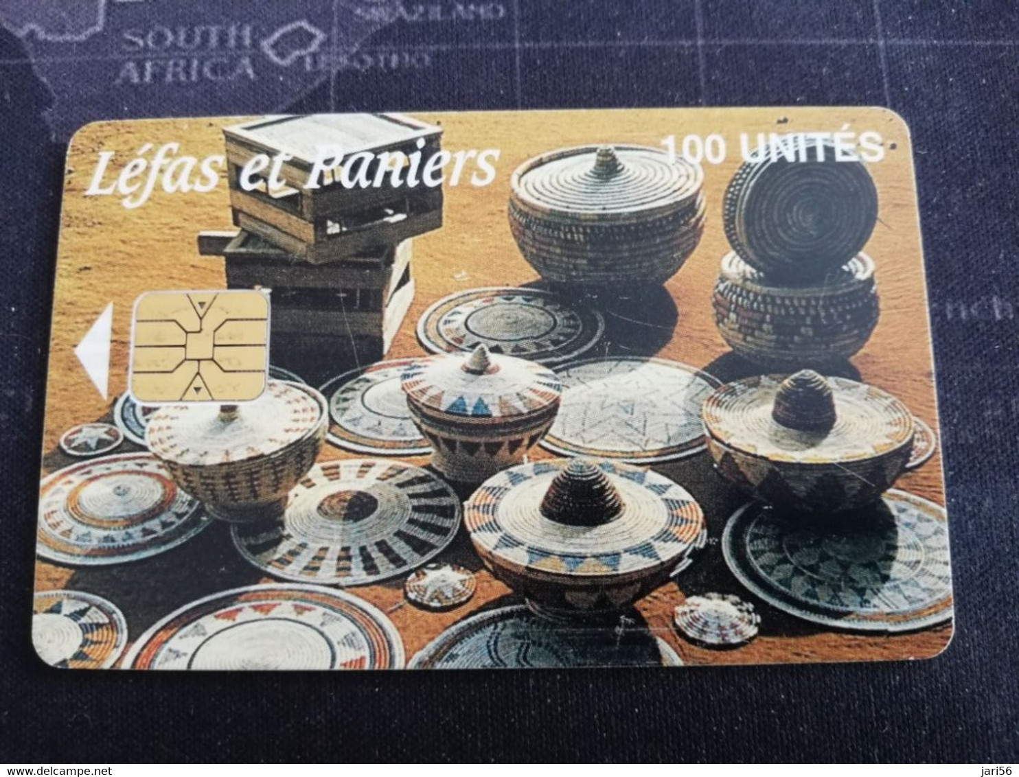 GUINEE  / CHIP  PHONECARD 100 UNITES   LEFAS ET PANIERS /AXALTO   Fine Used  ** 9537 ** - Guinee