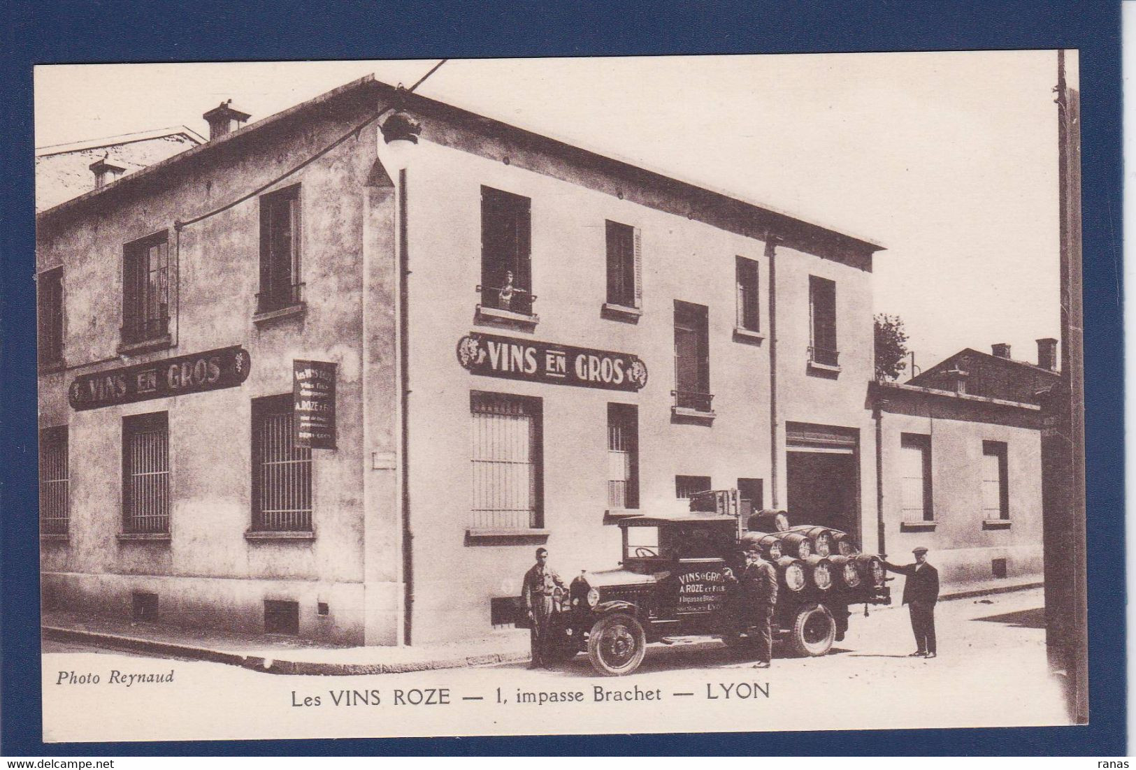 CPA [69] Rhône Lyon Camion Publicité Vins ROZE Non Circulé - Autres & Non Classés