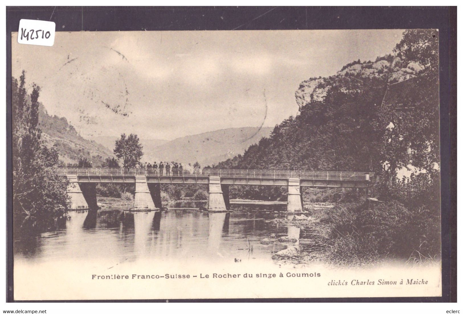 GOUMOIS - LE PONT DE LA FRONTIERE - TB - Goumois