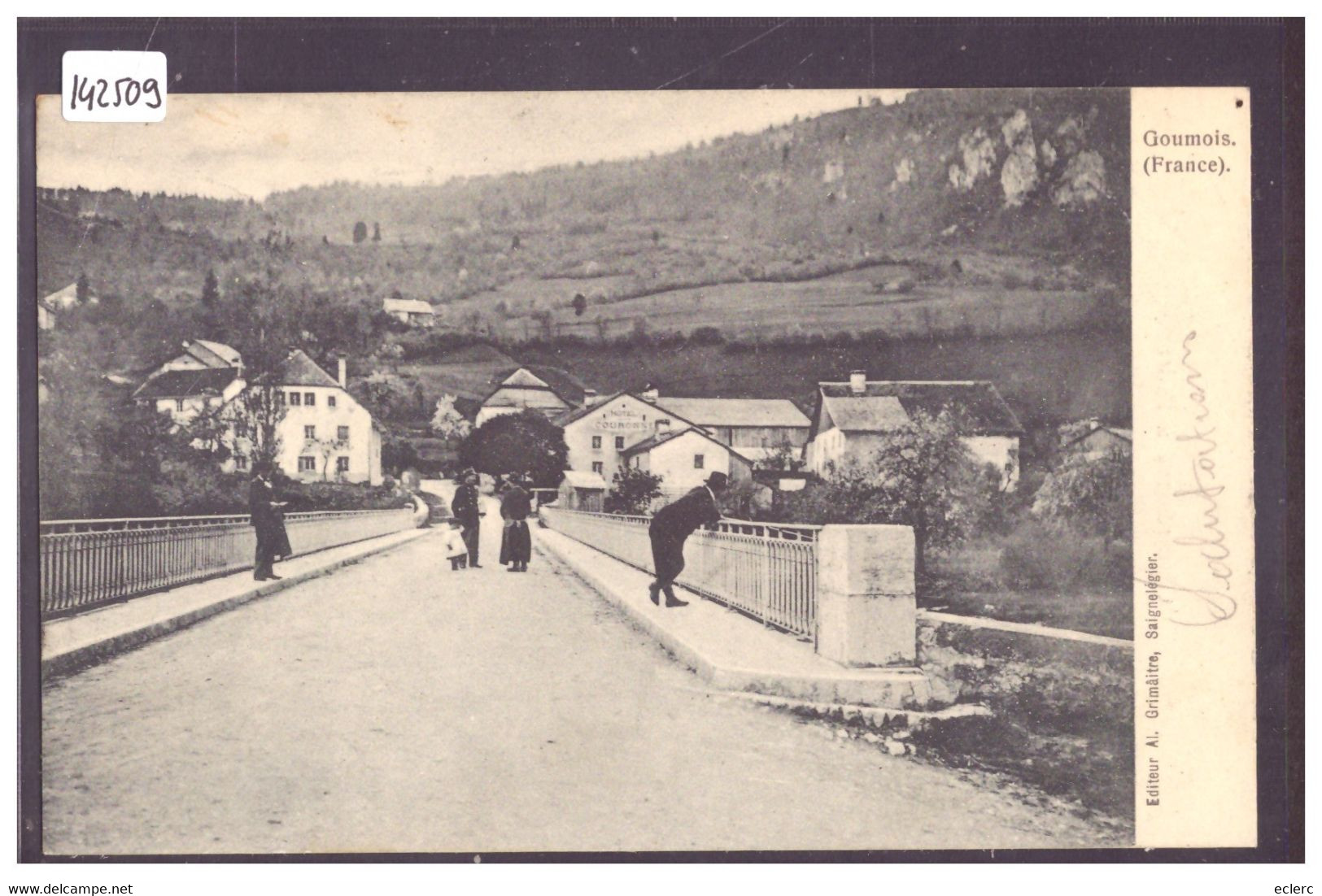 GOUMOIS - LE PONT DE LA FRONTIERE - TB - Goumois