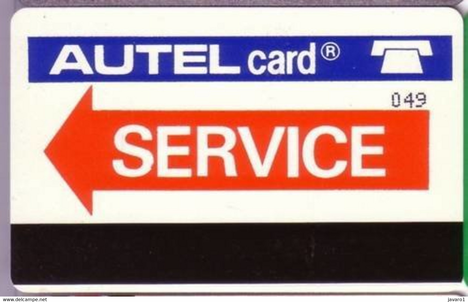 GERMANY : TG4 T20 'AUTELcard' Service '049' MINT - Vorläufer