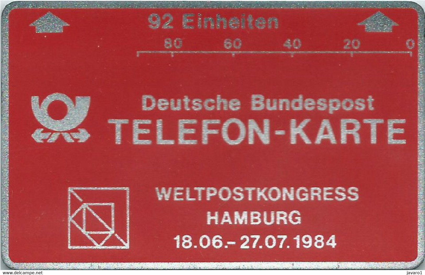 GERMANY : TF04 FRANKFURT 92u Weltpost HAMBURG USED - Vorläufer