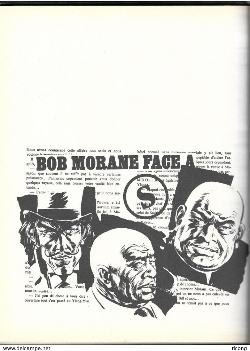 BD BOB MORANE - HENRI VERNES, WILLIAM VANCE, LES POUPEES DE L OMBRE JAUNE, EDITION  1978 EN TB ETAT, VOIR LES SCANNERS - Bob Morane