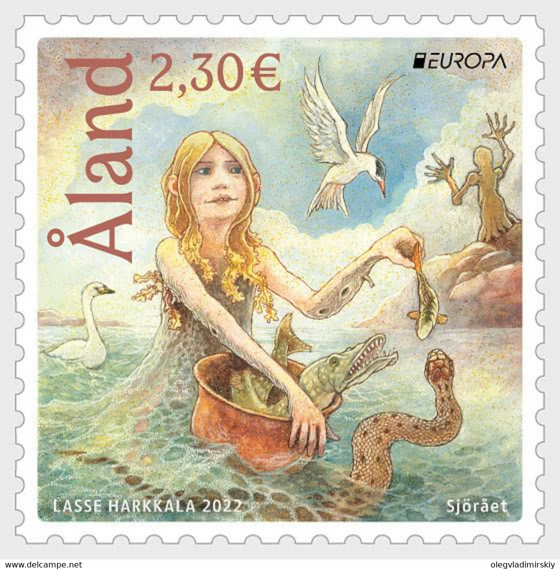 Aland Islands Åland Finland 2022 Europa CEPT Stories And Myths Stamp Mint - Neufs