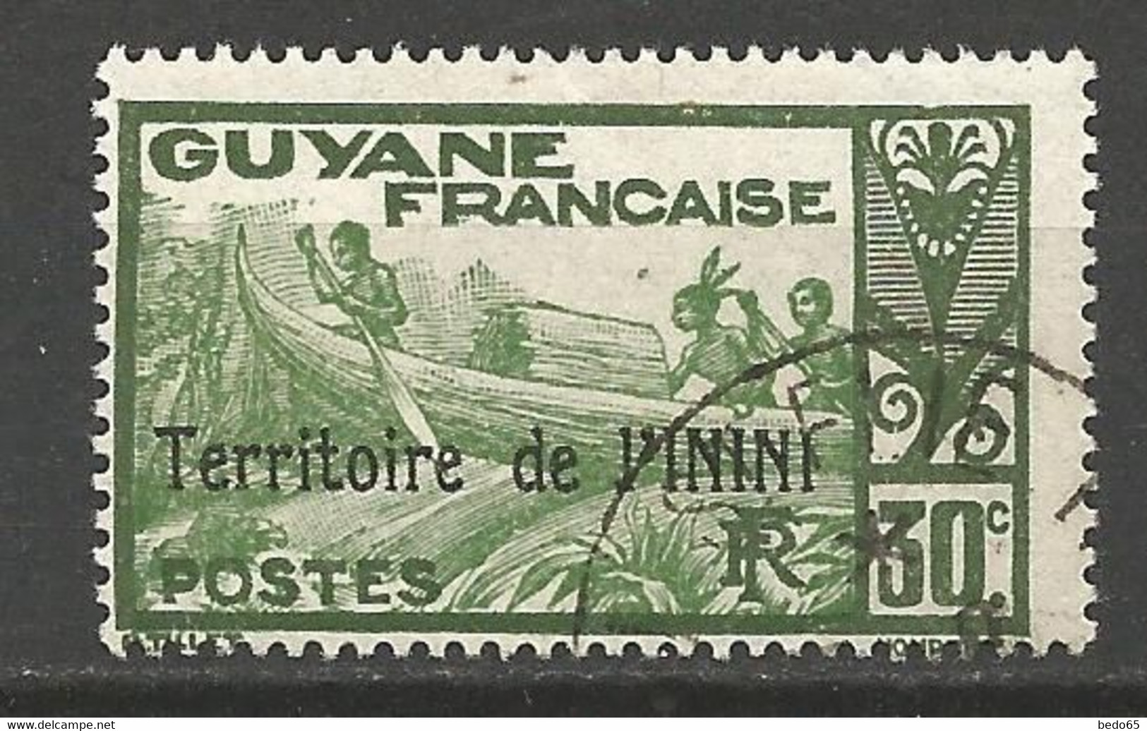 ININI N° 9 CACHET ST ELIE - Used Stamps