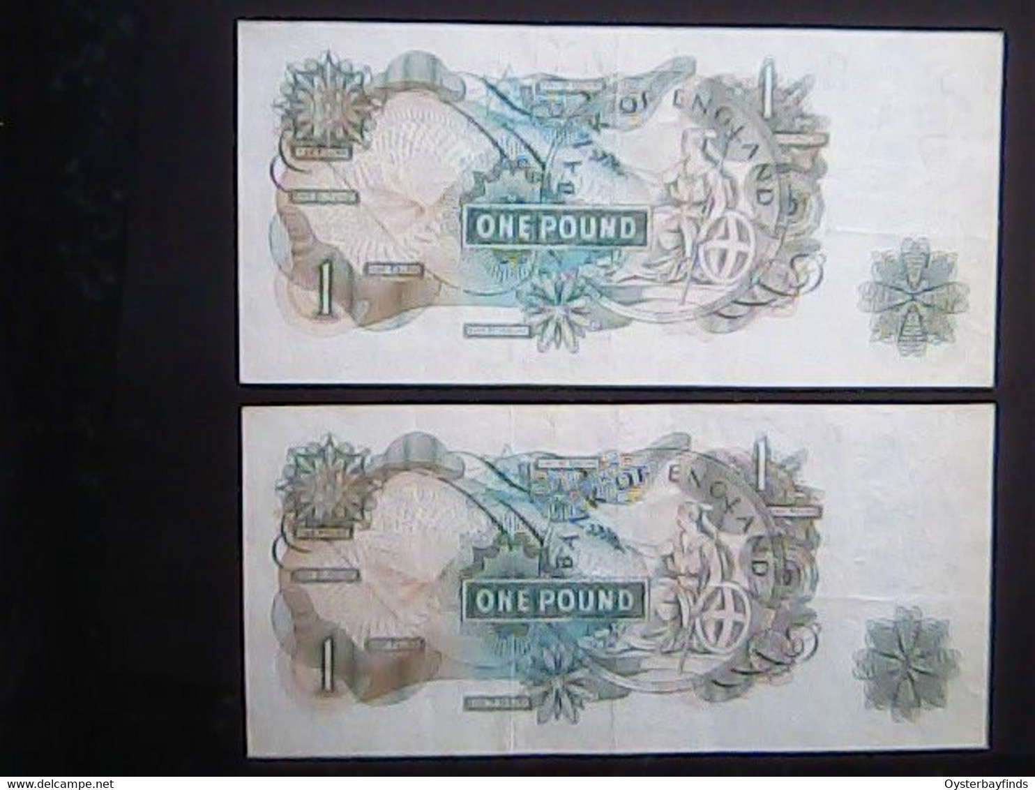 United Kingdom 1962 - 1966: 2 X 1 Pound Consecutive - 1 Pound