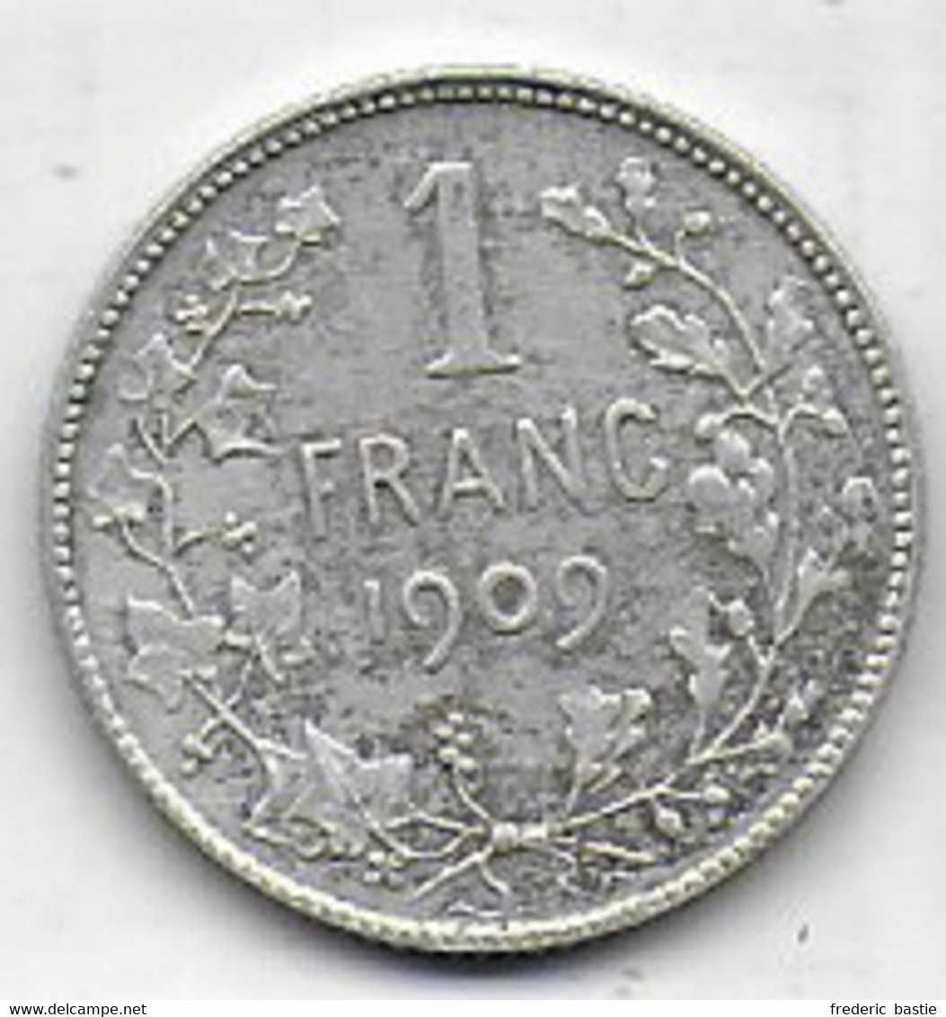 Léopold II - 1 Franc  1909 - 1 Frank