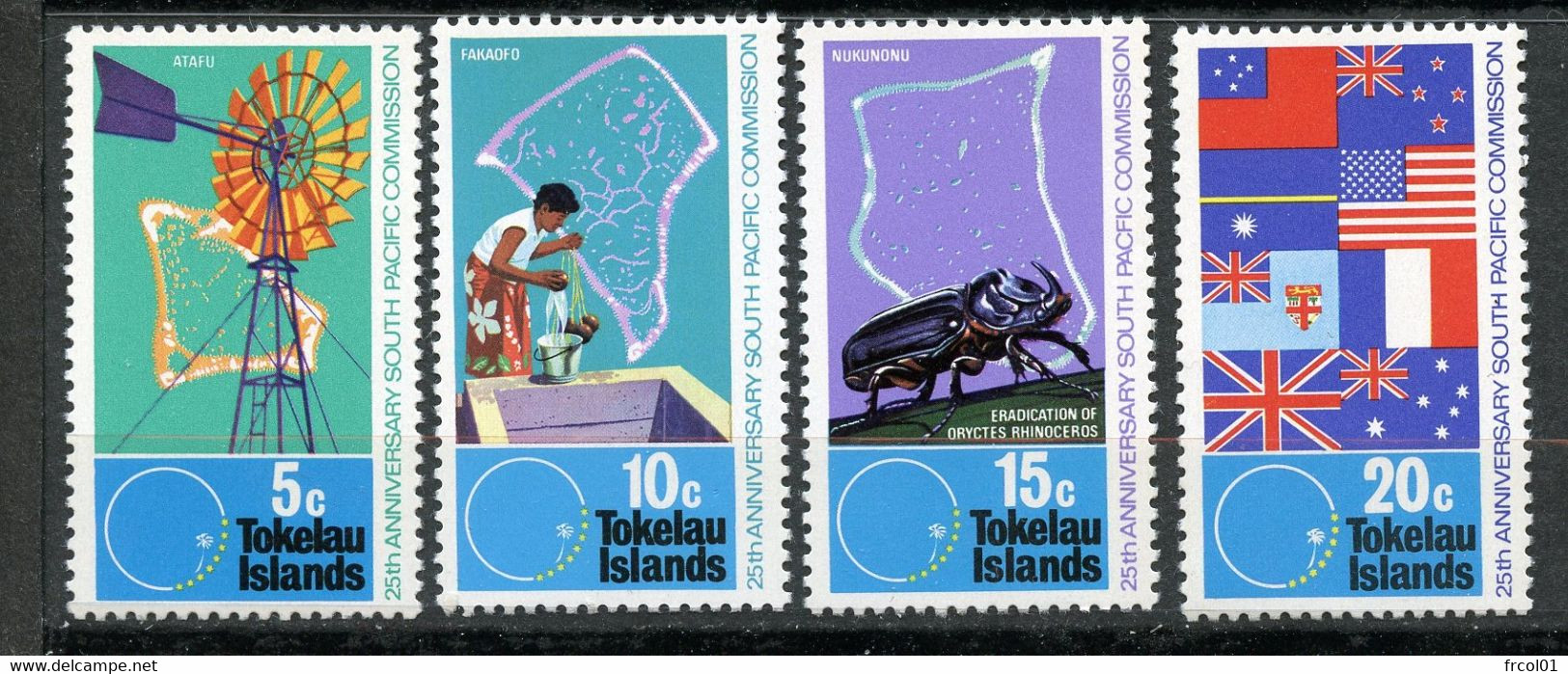 Tokelau, Yvert 33/36**, Scott 33/36**, SG 33/36**, MNH - Tokelau