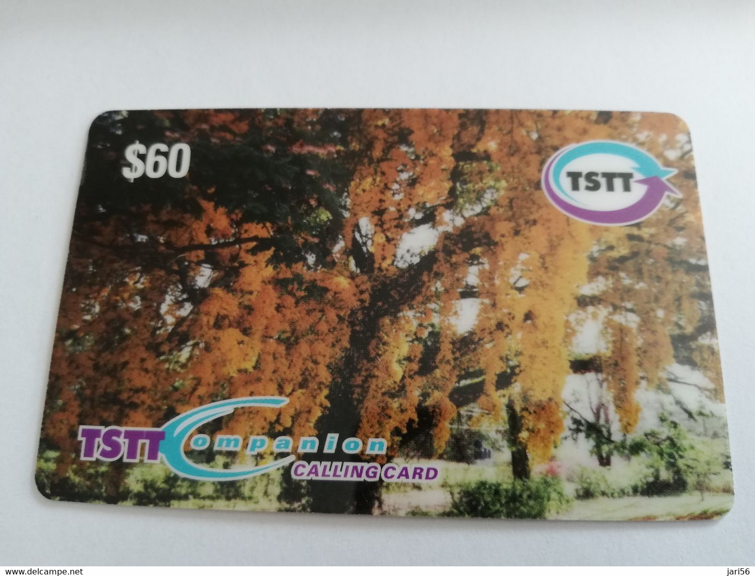 TRINIDAD & TOBAGO    $60,-  NO T&T-P 16   TSTT   POUI TREE       ** 9588** - Trinidad En Tobago