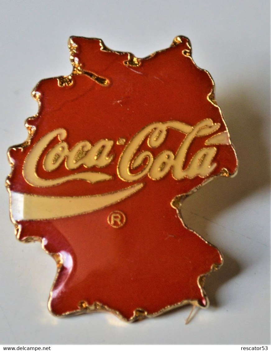 Pin's Coca-Cola Carte De L'Allemagne - Coca-Cola