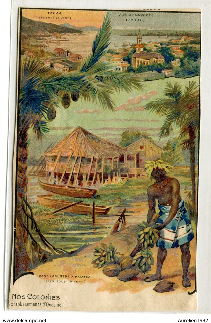 Publicité Chocolat Lombart - Cade Lacustre à Raiatea -  1266 - Polynésie Française