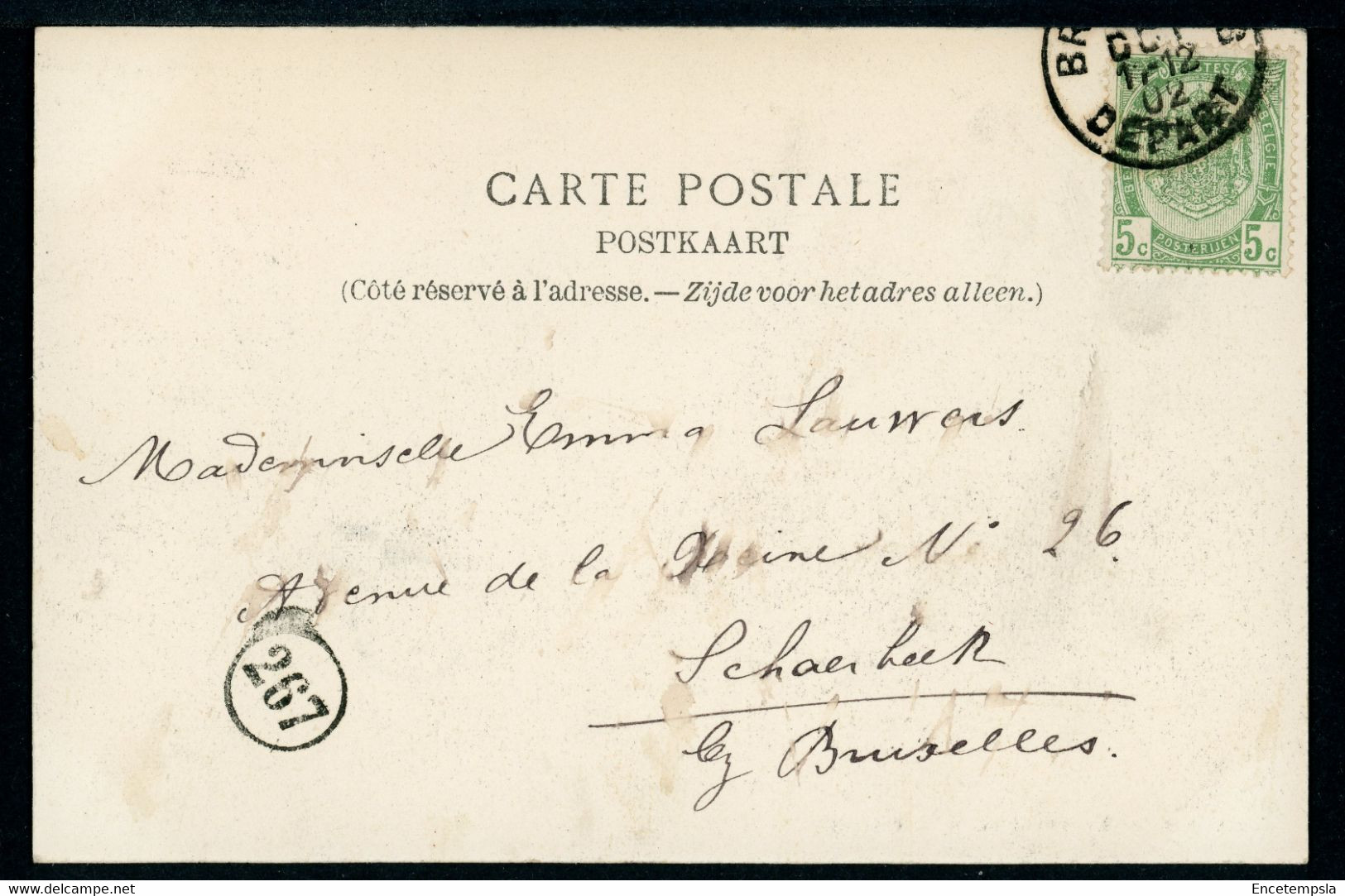 CPA - Carte Postale - Belgique - Bruxelles - Le Canal De Willebroeck - 1902  (CP20371OK) - Transport (sea) - Harbour