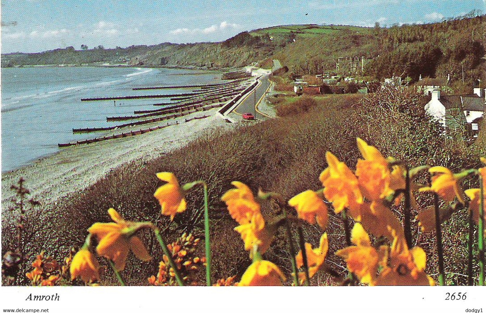 AMROTH, PEMBROKESHIRE, WALES. Circa 1984 USED POSTCARD Kg4 - Pembrokeshire