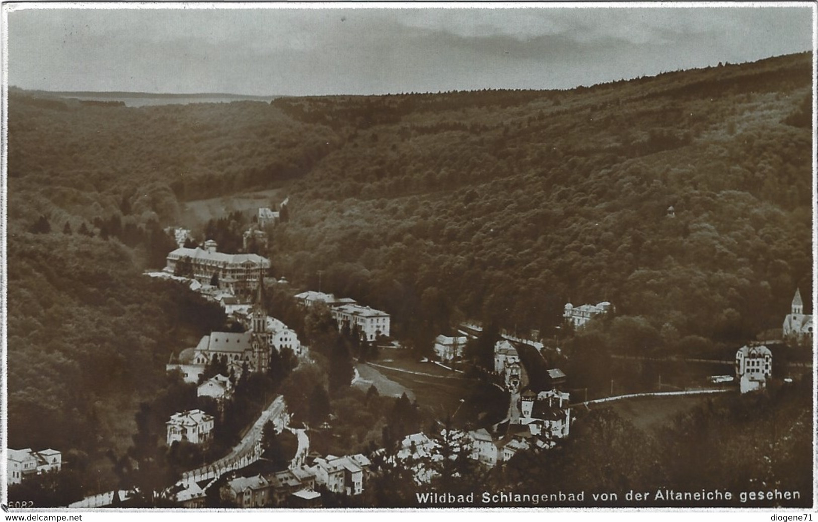 Wildbad Schlangenbad Von Der Altaneiche Gesehen - Schlangenbad