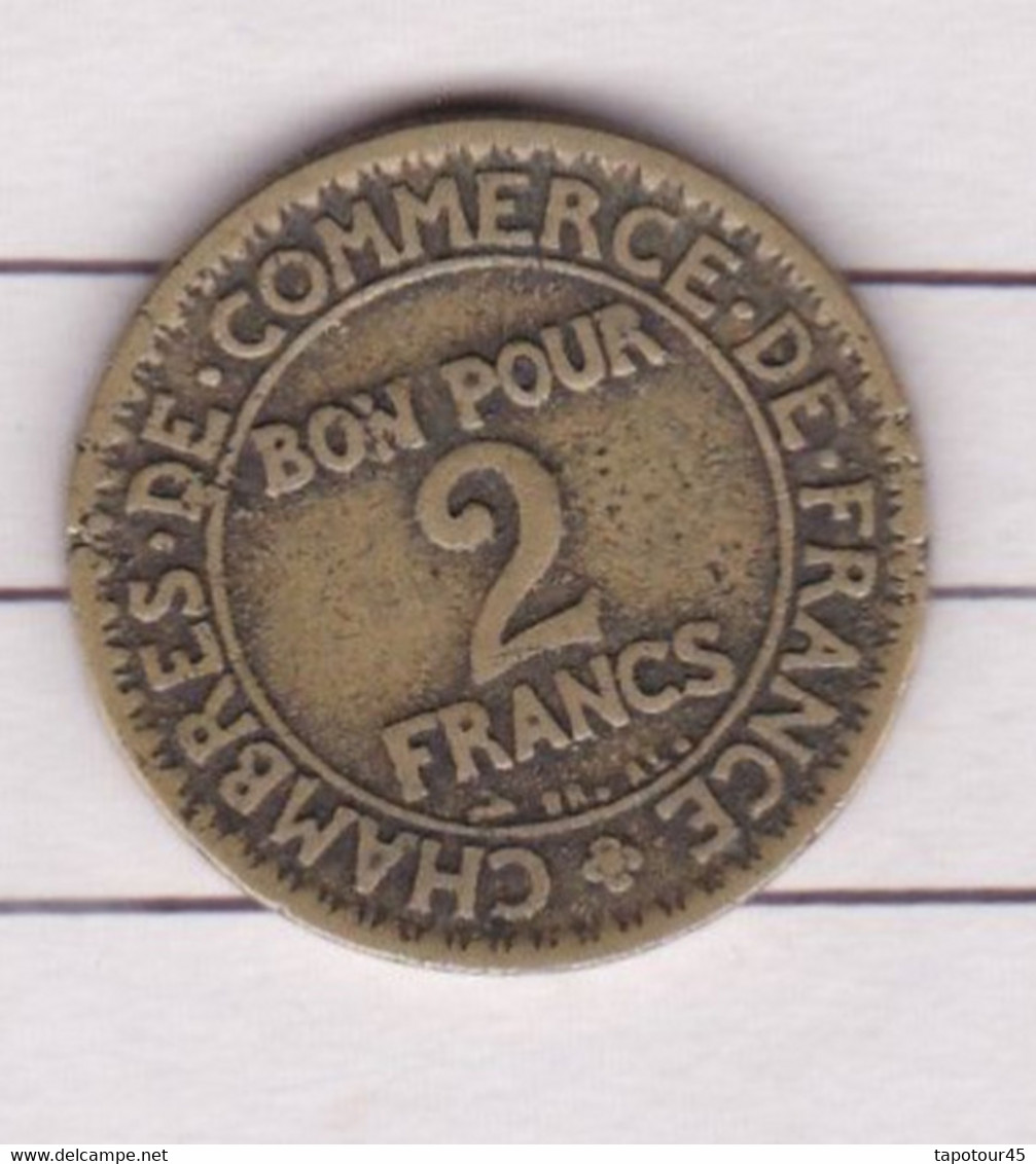 T P Pl 22A//12 >   2 Francs 	Chambre De Commerce 1923  > Peux Commune  > Fausse - Errors & Oddities
