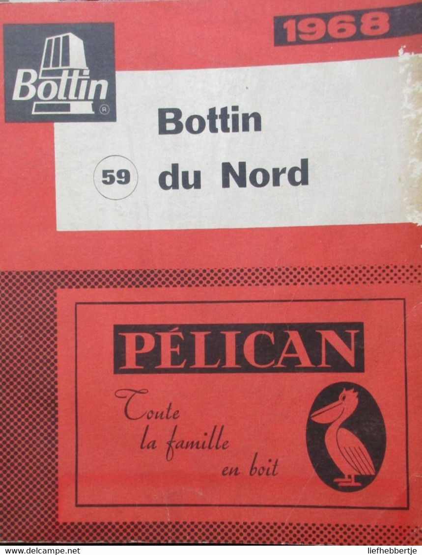 Bottin Du Nord 59 - Annuaire Téléphones - 1968 - Telefoonboek Frans-Vlaanderen - Telephone Directories