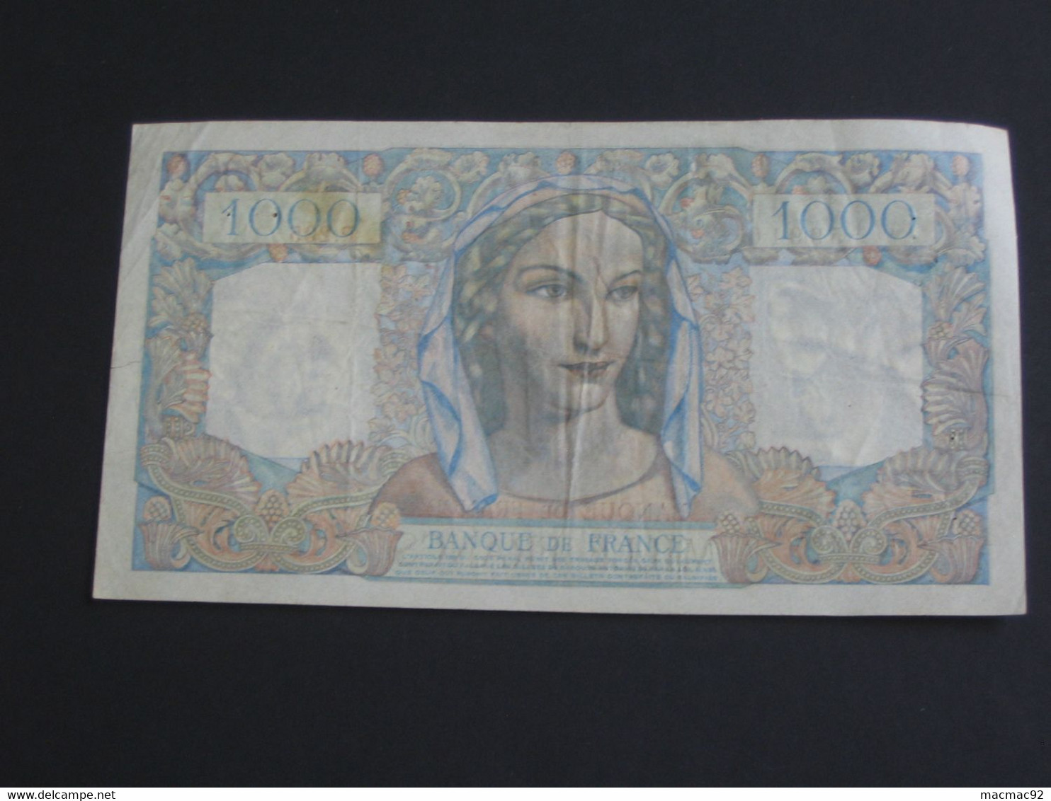 1000 Francs MINERVE ET HERCULE 1946    **** EN ACHAT IMMEDIAT **** - 1 000 F 1945-1950 ''Minerve Et Hercule''