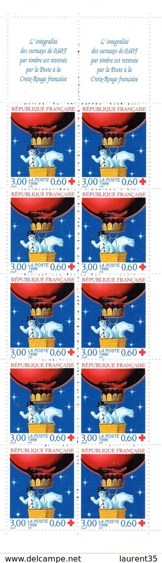 France.carnet Croix Rouge No 2045 De 1996.n**. - Red Cross