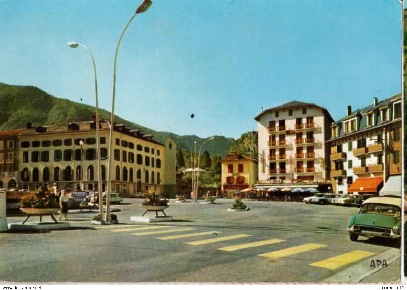 09 - AX-LES-THERMES - PLACE DU BREILH ET HÔPITAL ST-LOUIS - Ax Les Thermes