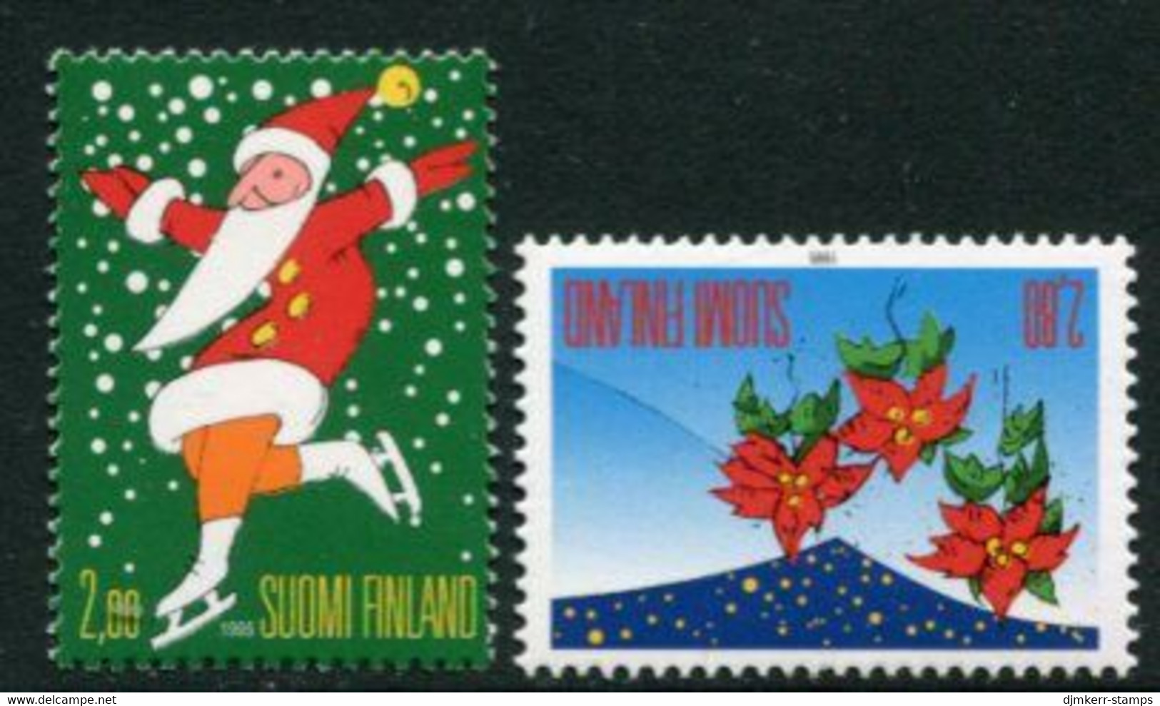 FINLAND 1995 Christmas MNH / **.  Michel 1317-18 - Unused Stamps