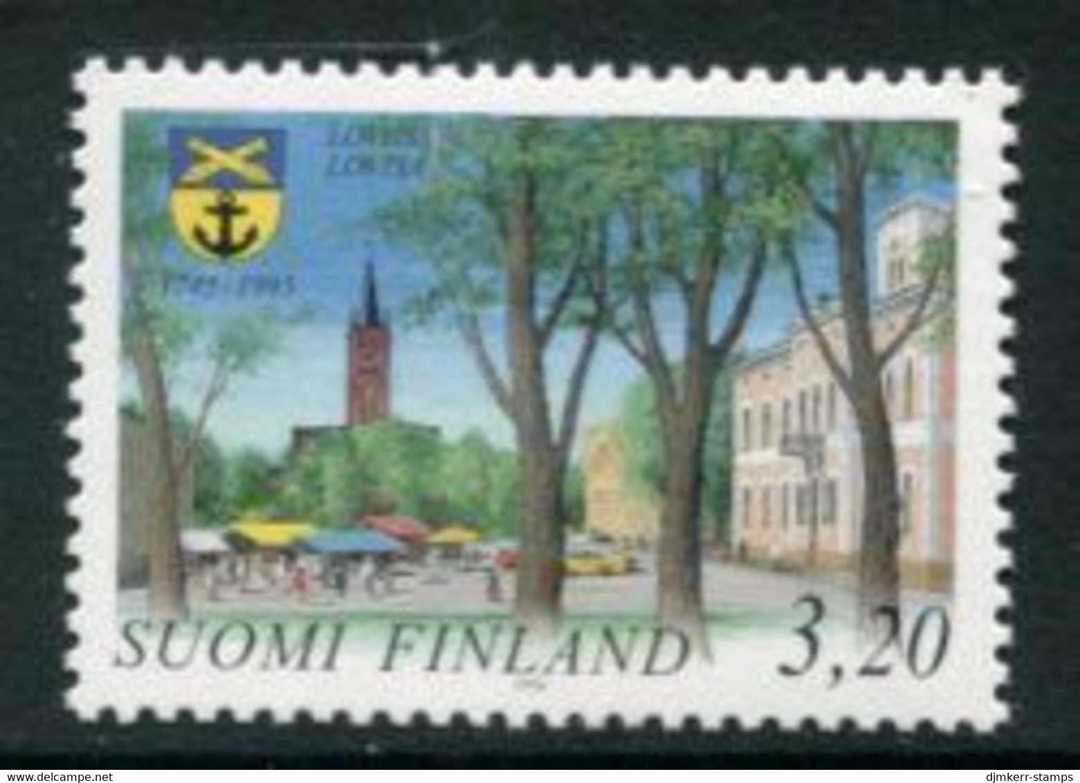 FINLAND 1995 250th Anniversary Of Loviisa MNH / **.  Michel 1304 - Ongebruikt