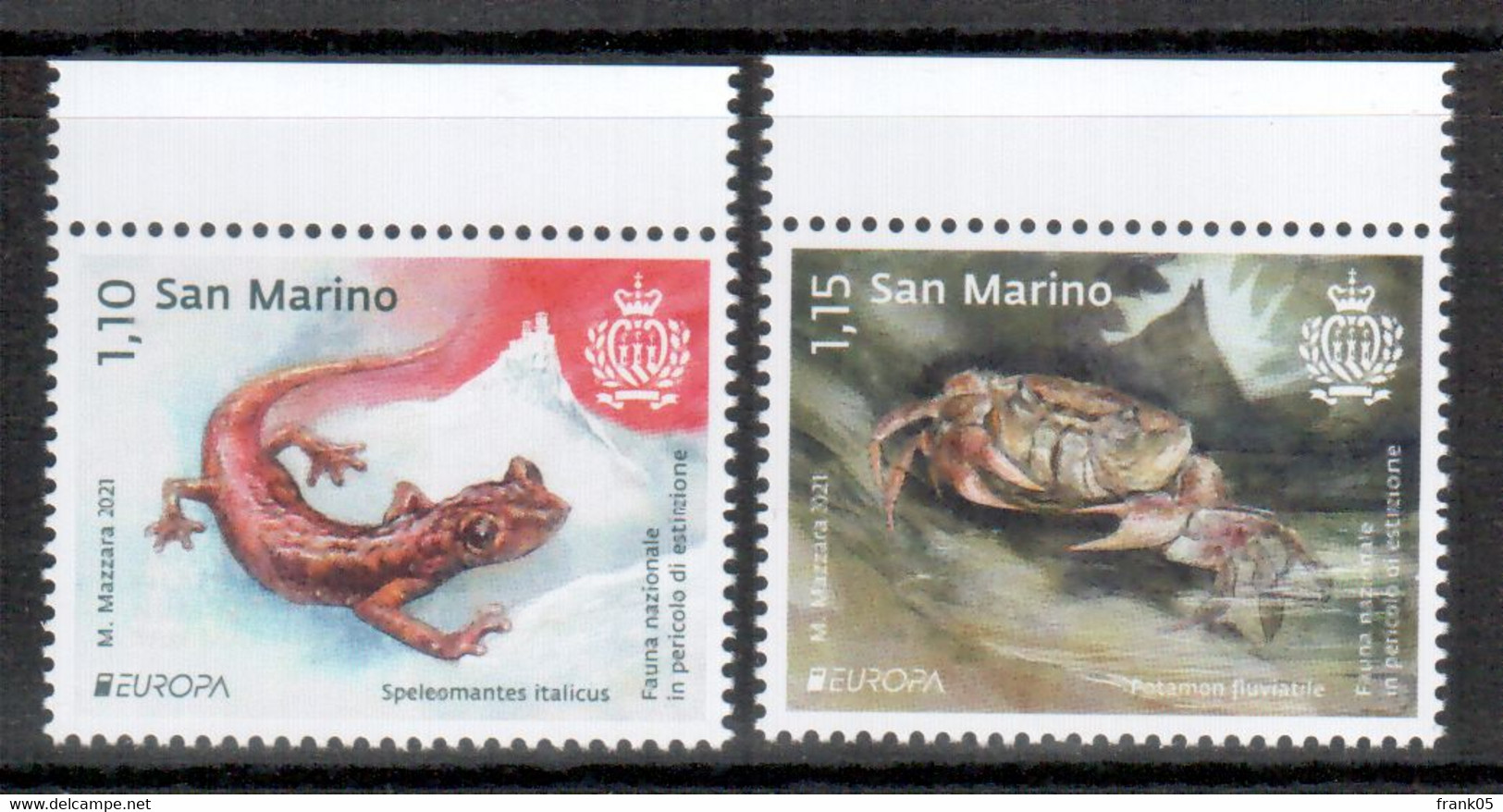 San Marino / Saint Marin 2021 Satz/set EUROPA ** - 2021