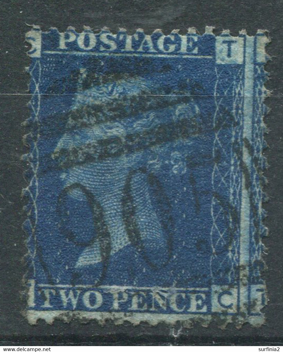 STAMPS - GB - SG 45 2d BLUE - PLATE?  USED - Used Stamps