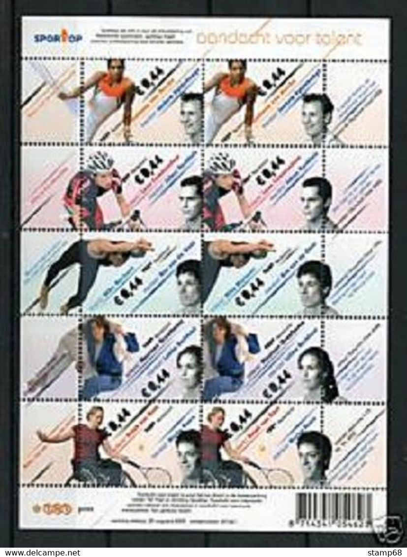 Nederland NVPH 2664-68 V2664-68 Vel Sporttop 2009 MNH Postfris Sport - Sonstige & Ohne Zuordnung