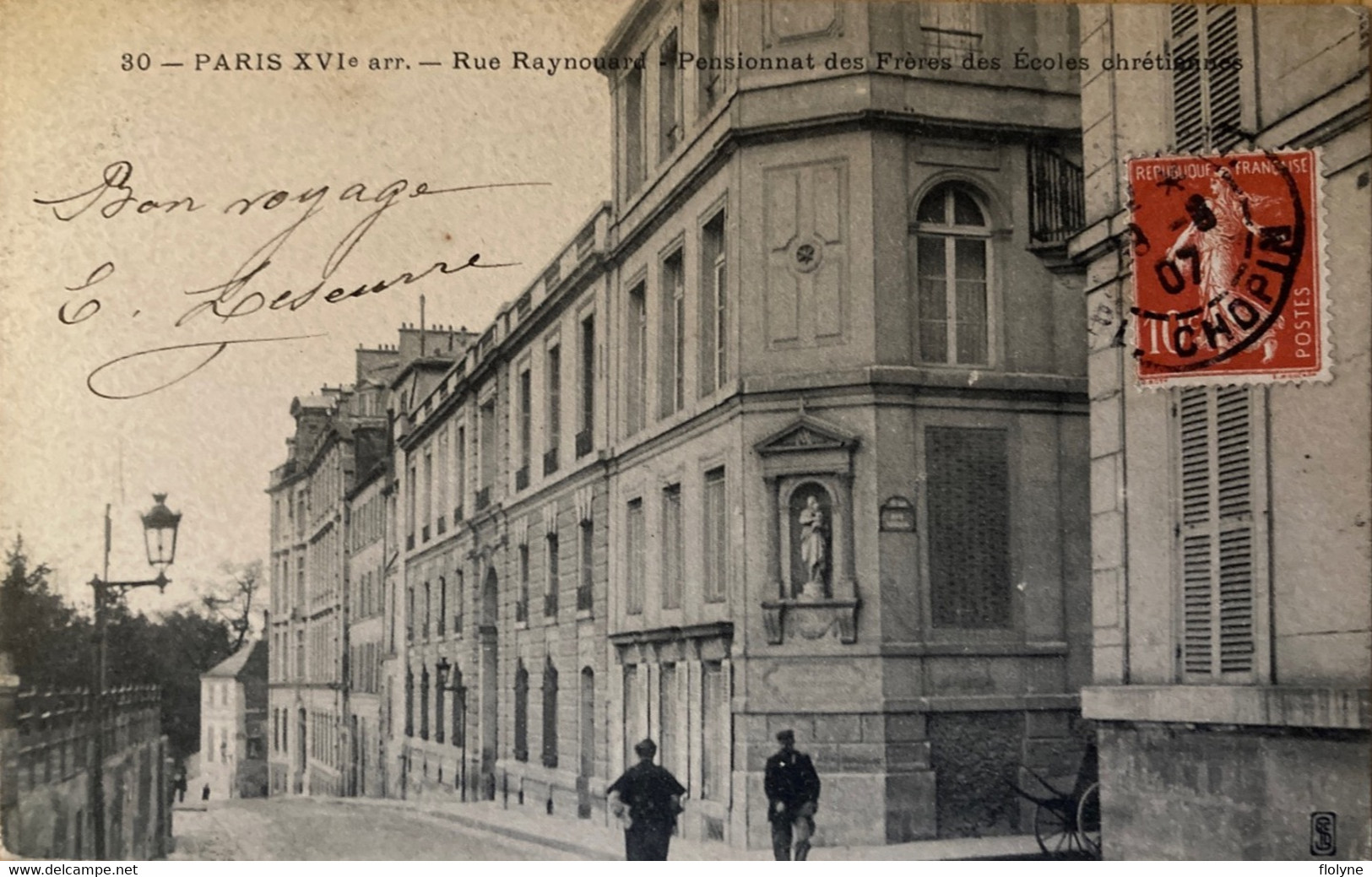 Paris - 16ème Arrondissement - La Rue Raynouard - Pensionnat Des Frères Des écoles Chrétiennes - Paris (16)