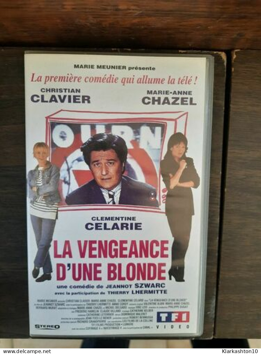 Cassette Vidéo - La Vengeance D'une Blonde Film Avec - Autres & Non Classés