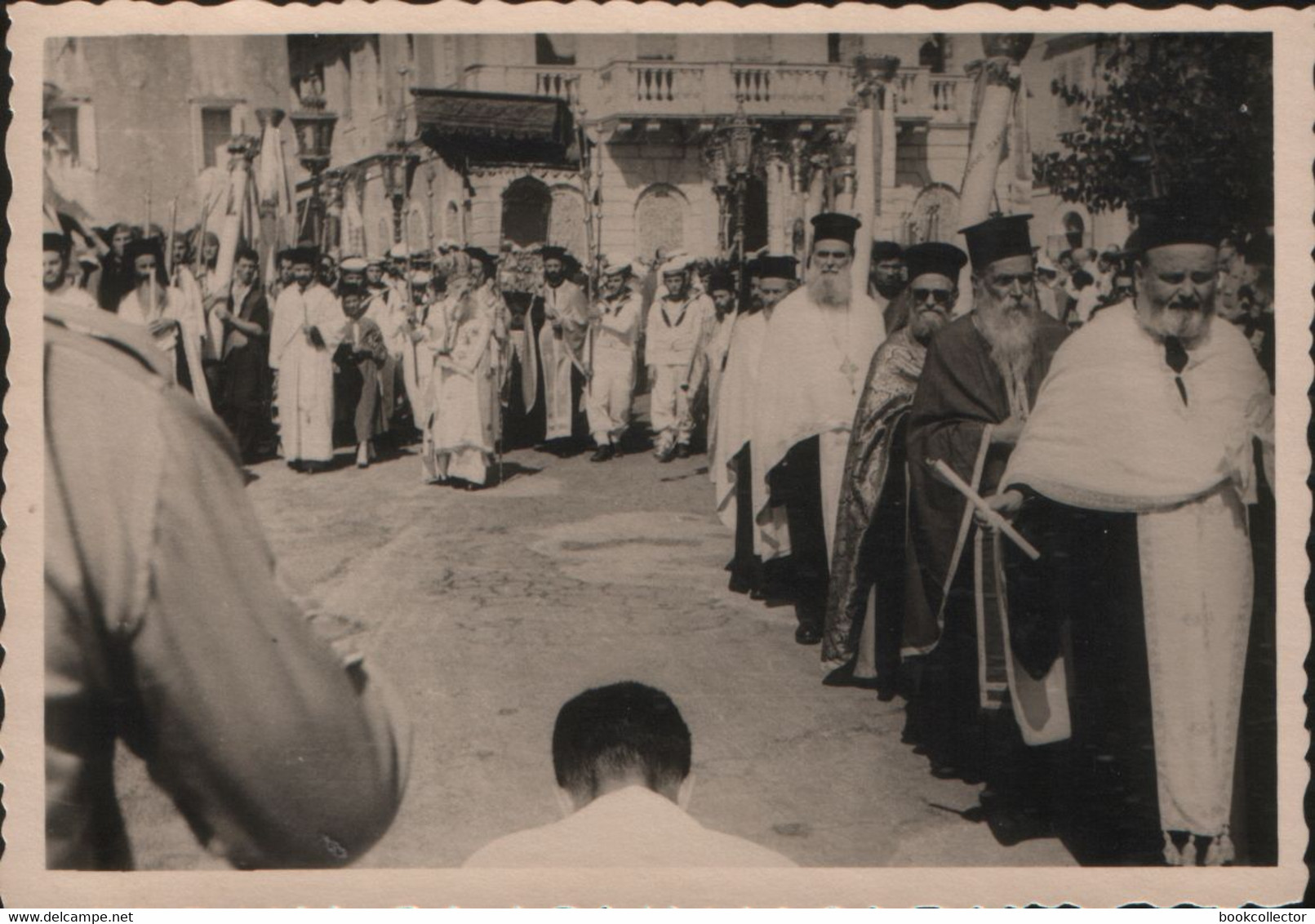 LOT OF 13 OLD PHOTOS CORFU KERKYRA GREECE LITANY PROCESSION ST. SPYRIDON HOLY RELICS PARADE SCHOOL PHILHARMONIC TOURIST - Lugares