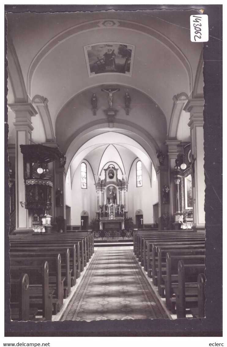 CHARMEY - INTERIEUR DE L'EGLISE - TB - Charmey