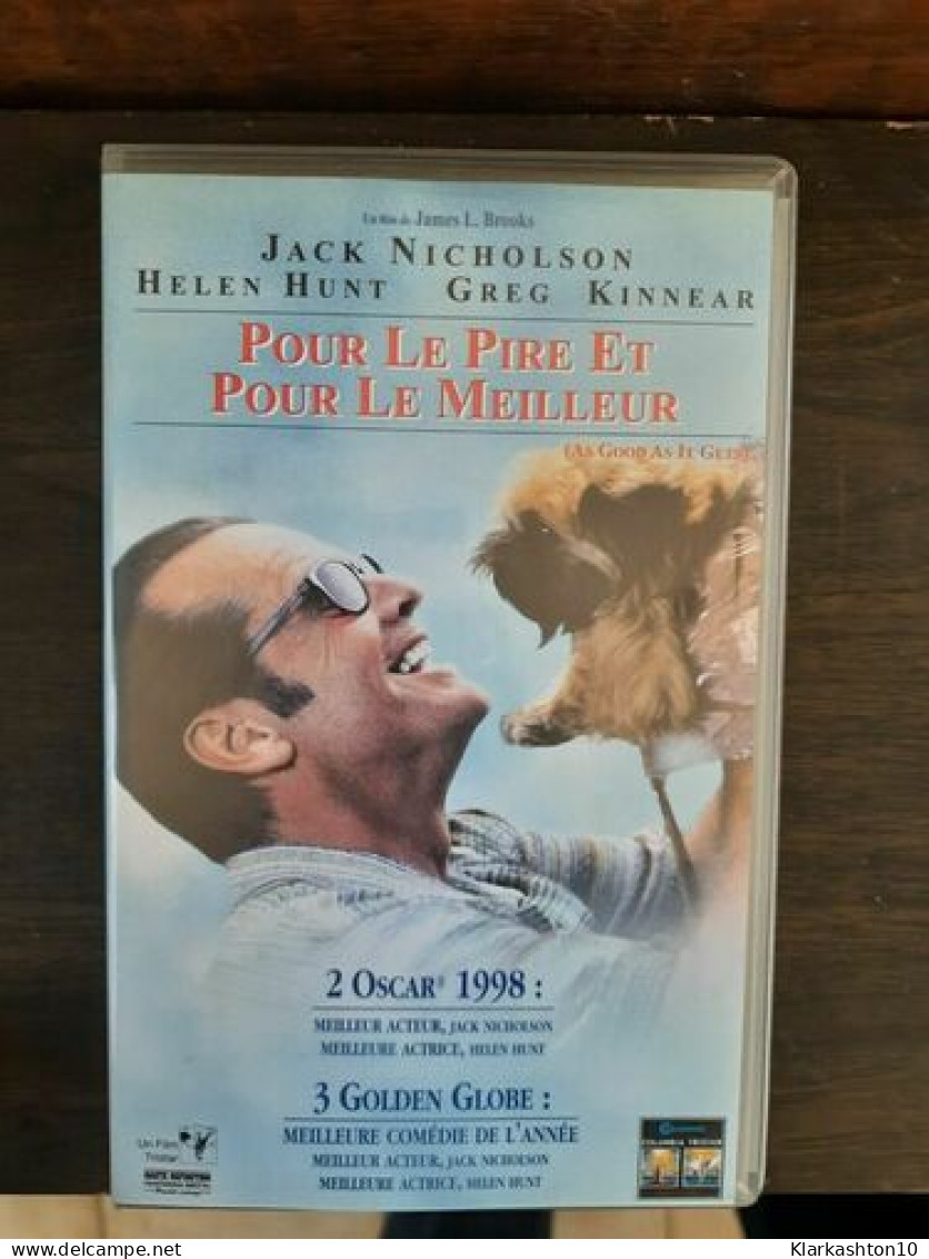 Cassette Vidéo - Pour Le Pire Et Pour Le Meilleur Film Avec Jack Nicholson - Autres & Non Classés