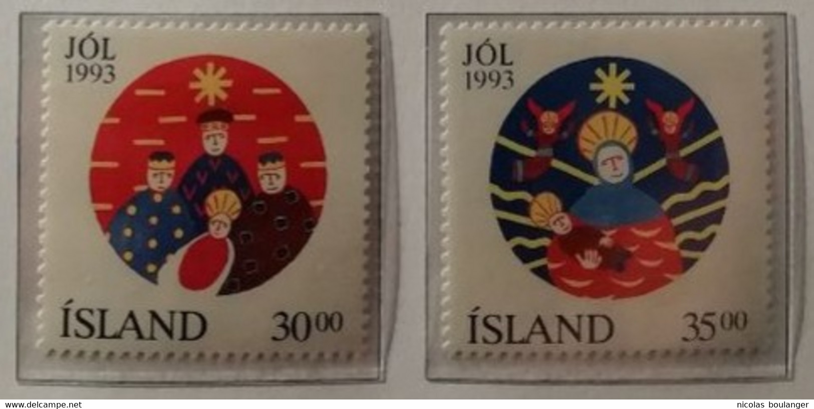 Islande 1993 / Yvert N°748-749 / ** - Ungebraucht