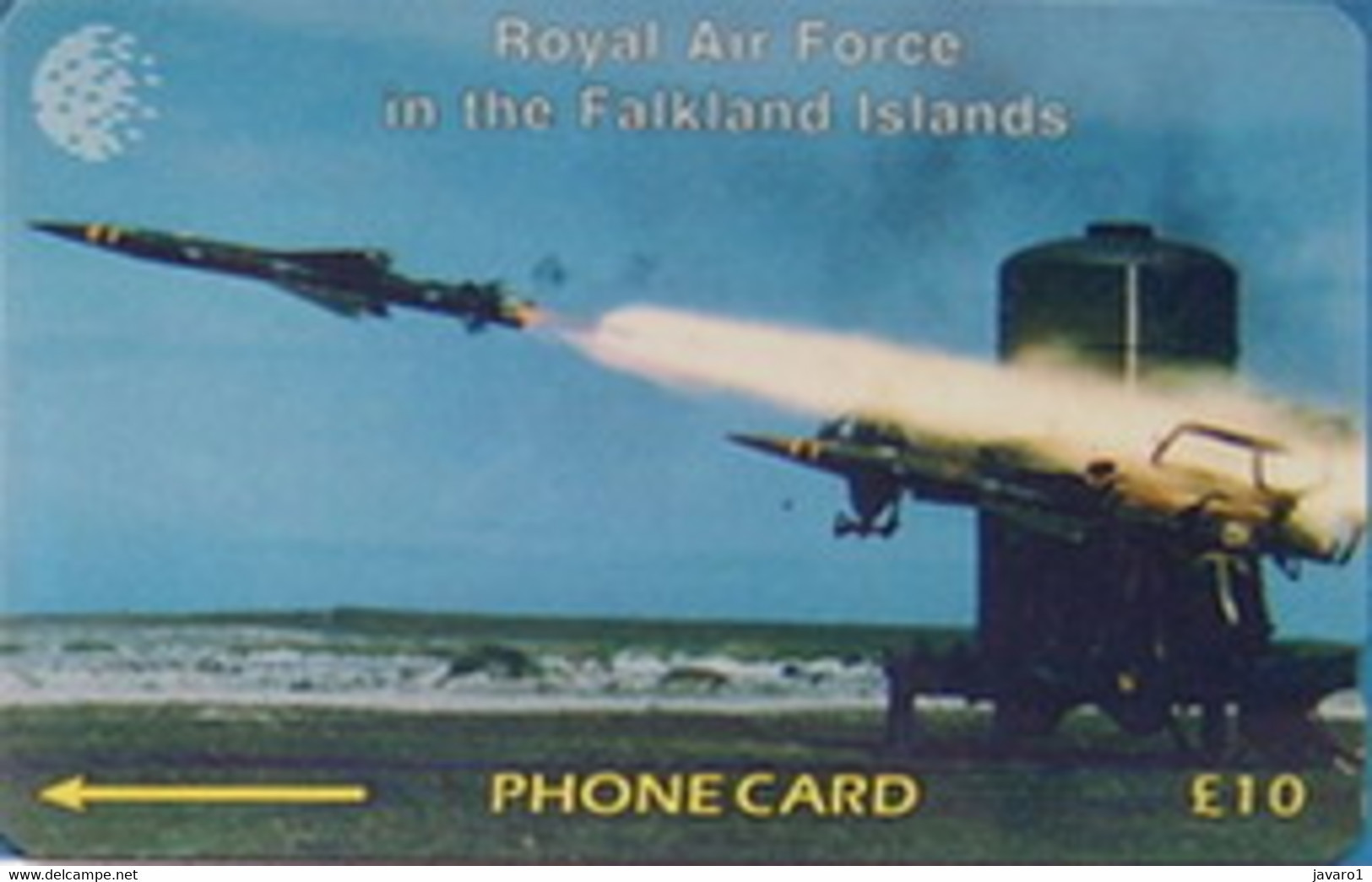 FALKLANDS : 059A L. 10 RAF Regiment Rapier USED - Falkland Islands