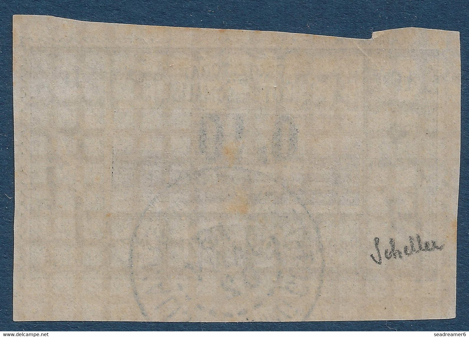 FRANCE Colonies Cote Des Somalis N°24 Oblitéré 0.10c Sur 1FR Olive TTB Signé Scheller - Used Stamps