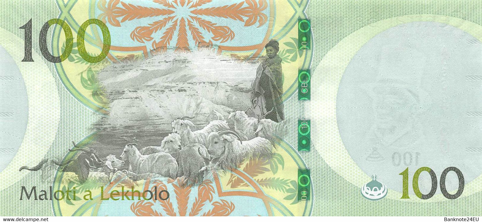 Lesotho 100 Maloti 2021 Unc Pn 24d - Lesoto