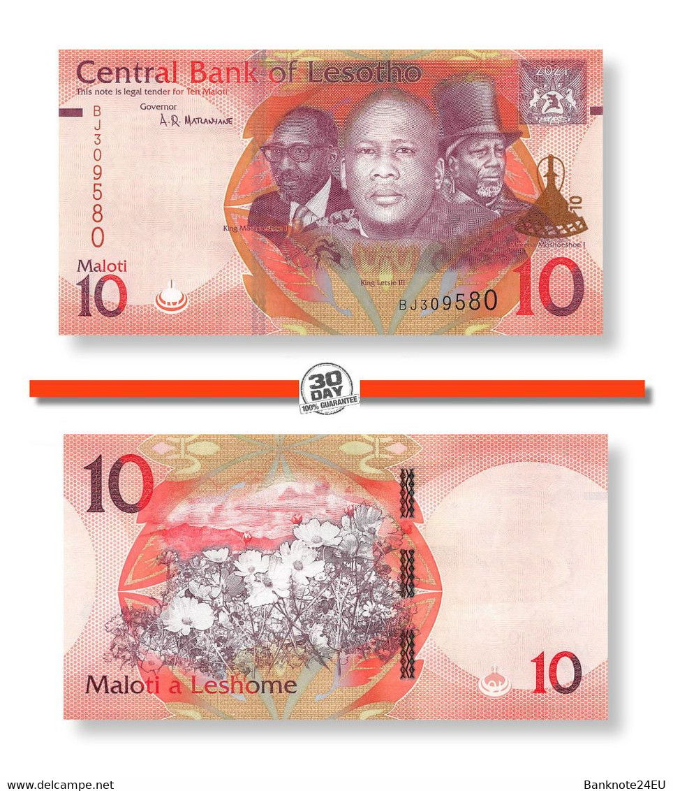 Lesotho 10 Maloti 2021 Unc Pn 21c - Lesoto