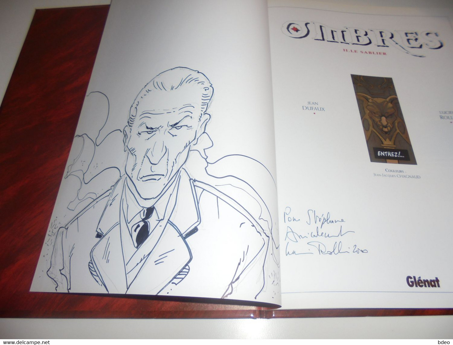 EO OMBRES TOME 4/ LE SABLIER + DEDICACE ROLLIN/ BE - Autographs