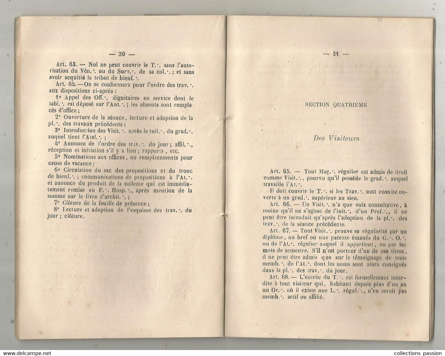 ésotérisme, Loge Maçonnique, L'AVENIR, 5882, 47 Pp , Ed. Rivière, Chatellerault, 1882 , 4  Scans ,  Frais Fr 3.35 E - Esotérisme