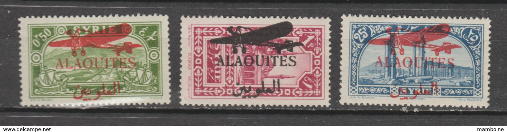 Alaouites  1929  P A  N° 14 / 16  Neuf X   Série Complète - Neufs