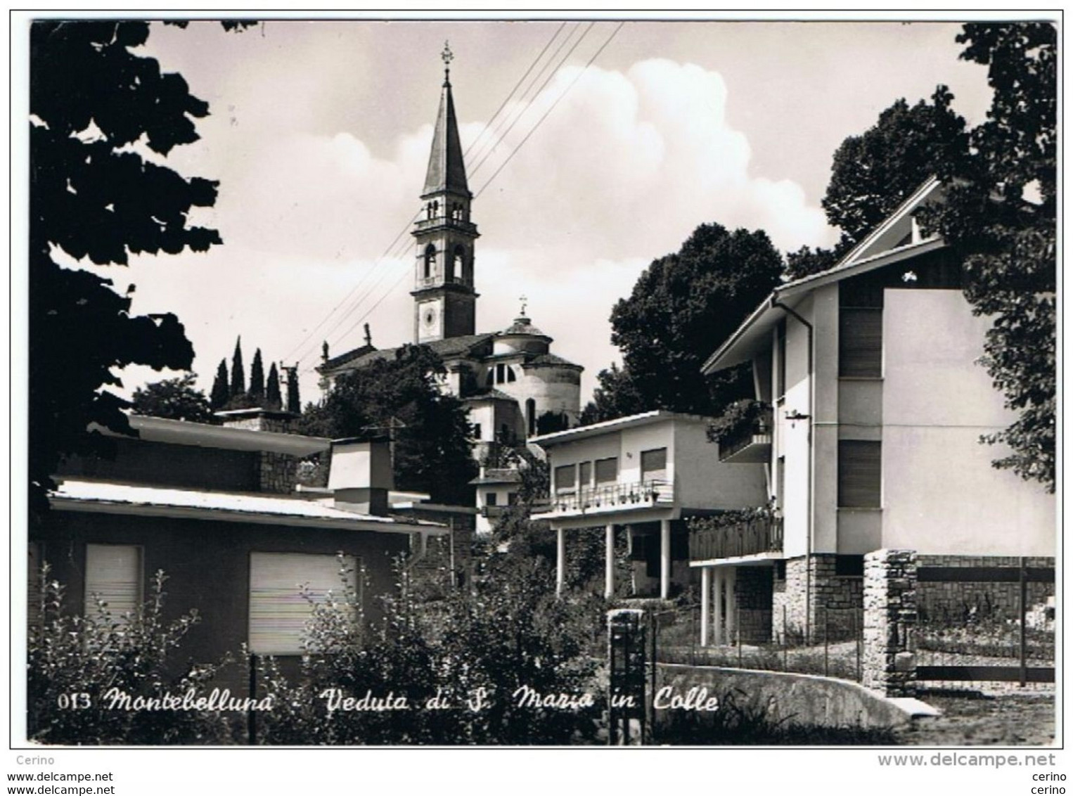 MONTEBELLUNA:  VEDUTA  DI  S. MARIA  IN  COLLE  -  FOTO  -  FG - Treviso