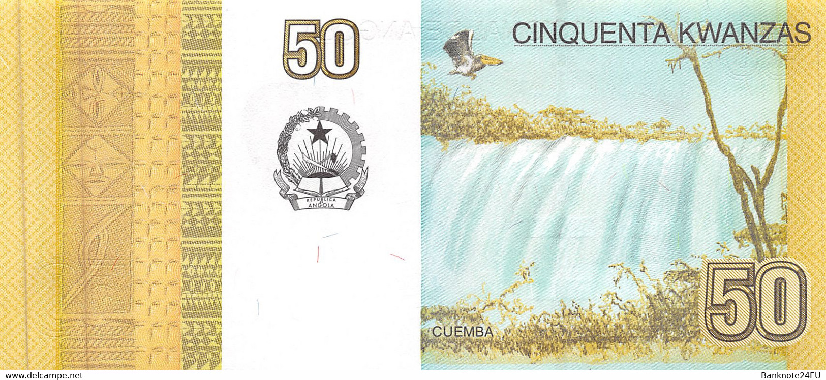 Angola 50 Kwansas 2012 Unc Pn 152 - Angola