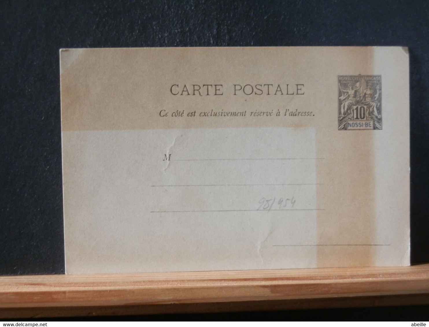 98/954  CP  NOSSI-BE XX - Storia Postale